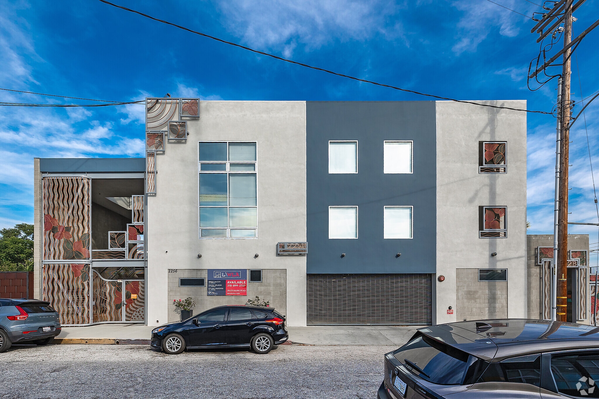 The Baker Building — Exterior facade with decorative metalwork