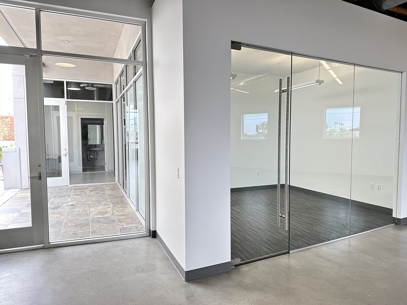 Building 2 glass-walled offices